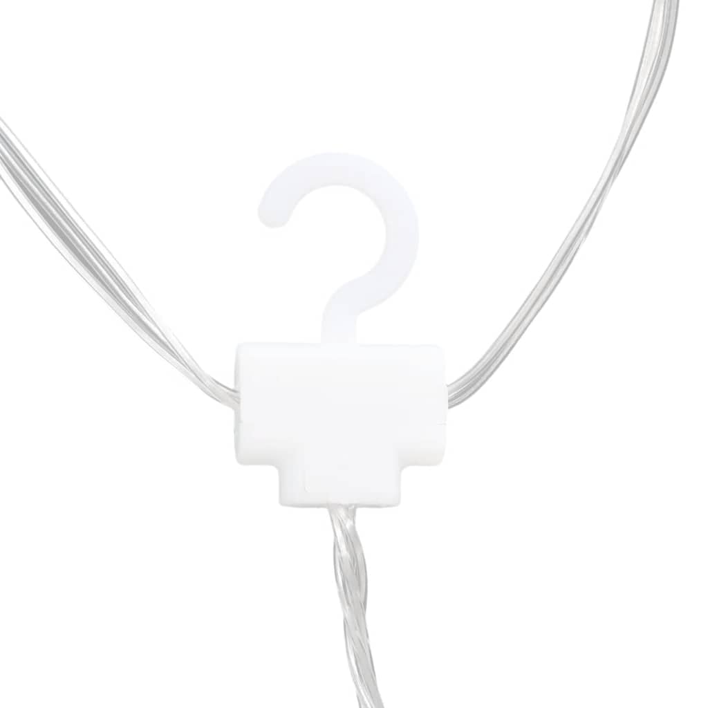 Fairy lights star and moon light chains 345 leds cold white - number 7.