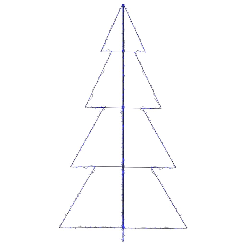 Lysende juletræ 143x250 cm 360 led'er indendørs/udendørs - number 5.