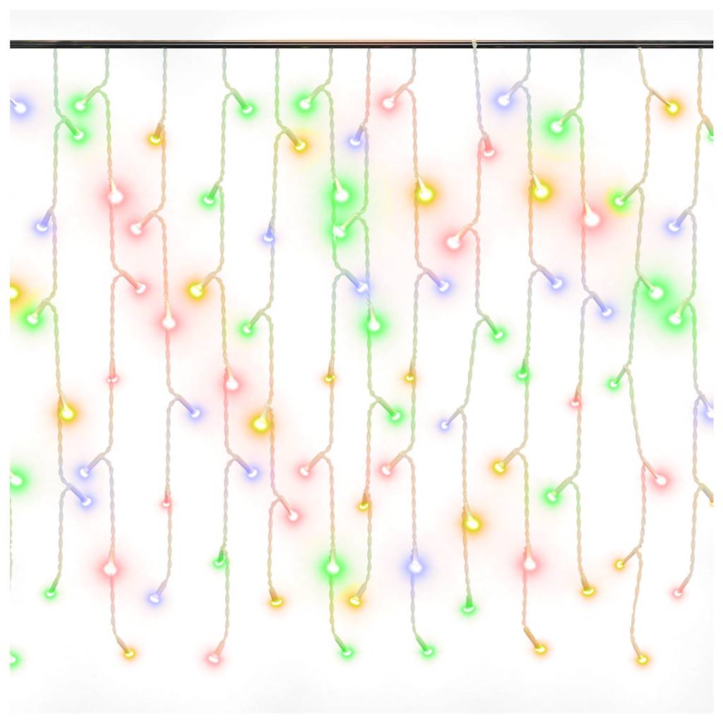 Led light curtain 10 m 400 leds 8 functions colorful light - number 3.