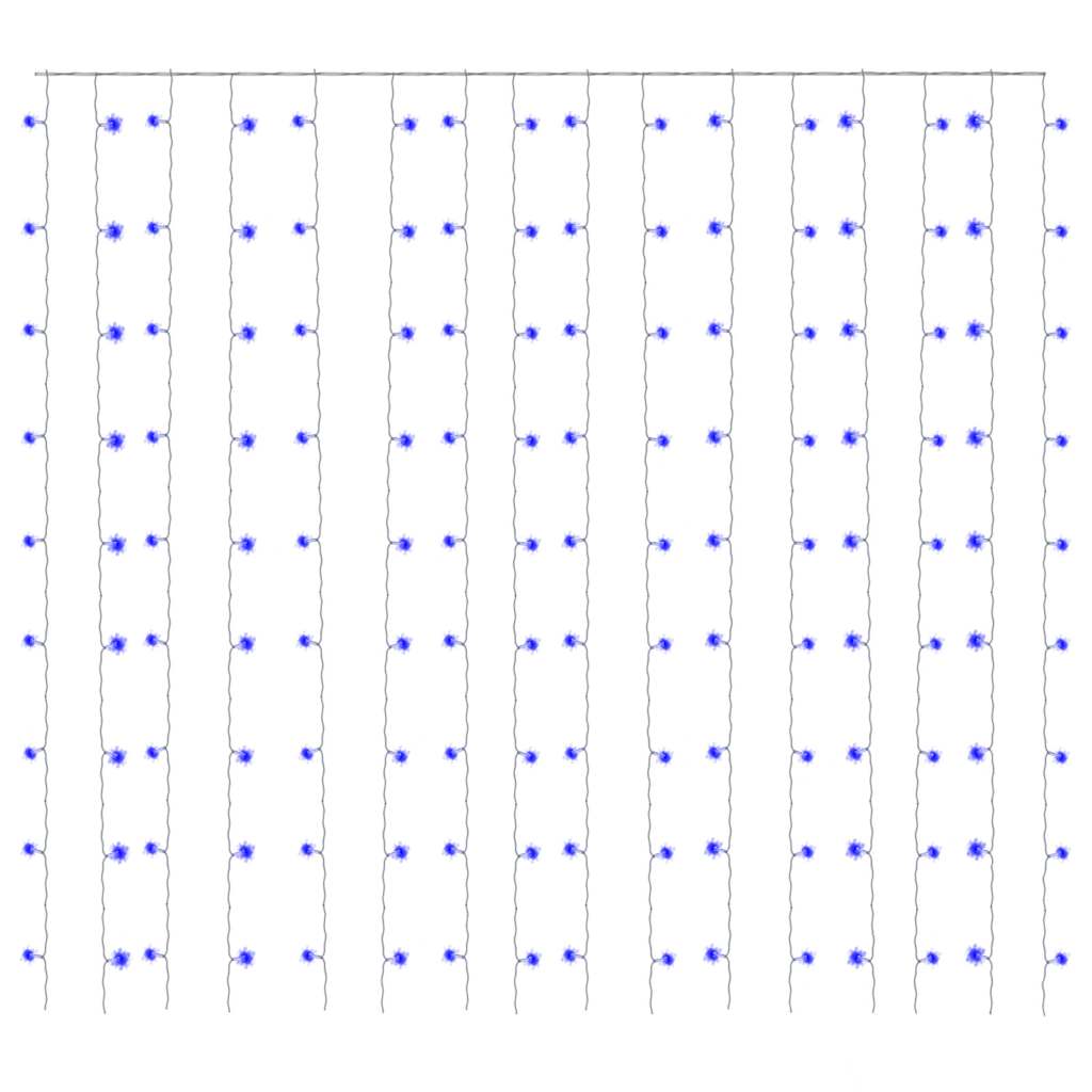 Rideau lumineux 3x3 m 300 led 8 fonctions - bleu, 1 - number 3.