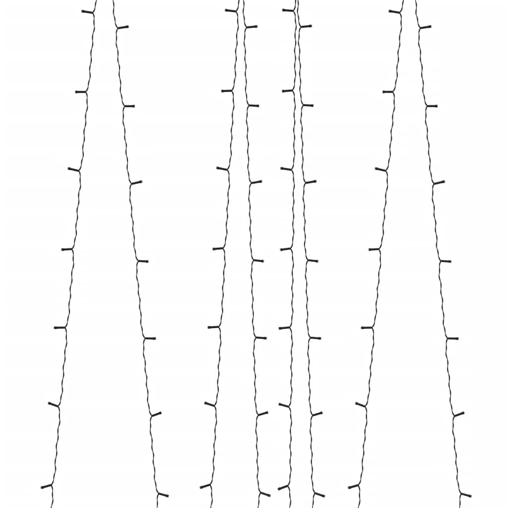 Lyskæder stk. 2x200 led inde/ude soldrevet - blå, 2, 1 - number 6.