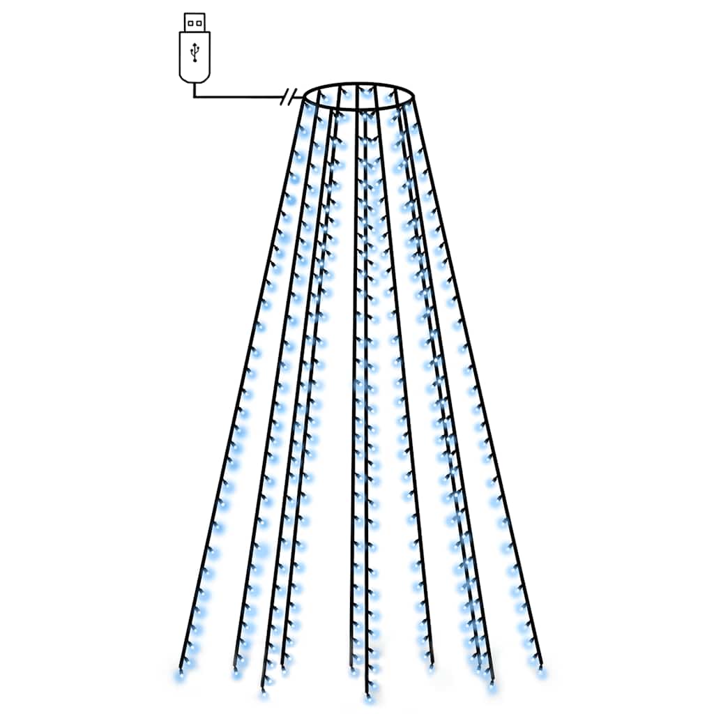 Grille électrique pour sapin de noël 300 led - number 2.
