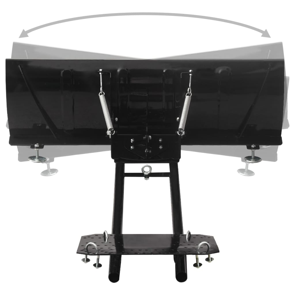 Snježni plug za atv 115x38 cm crni - number 4.