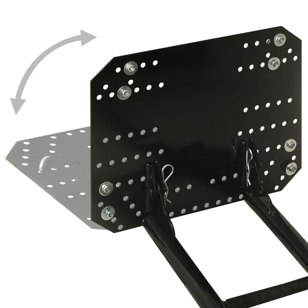 Snježni plug za atv 115x38 cm crni - number 5.