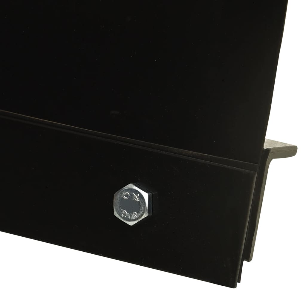 Snježni plug za atv 115x38 cm crni - number 10.