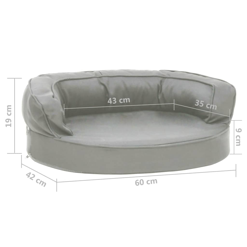 Lit ergonomique pour chien aspect lin - number 7.