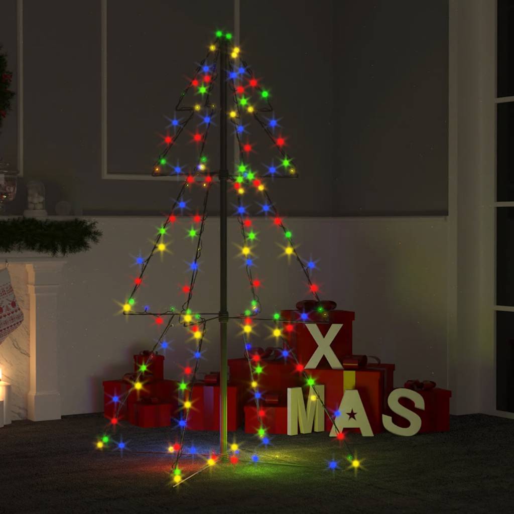 Luminous christmas tree 78x120 cm 160 leds indoor/outdoor - number 1.