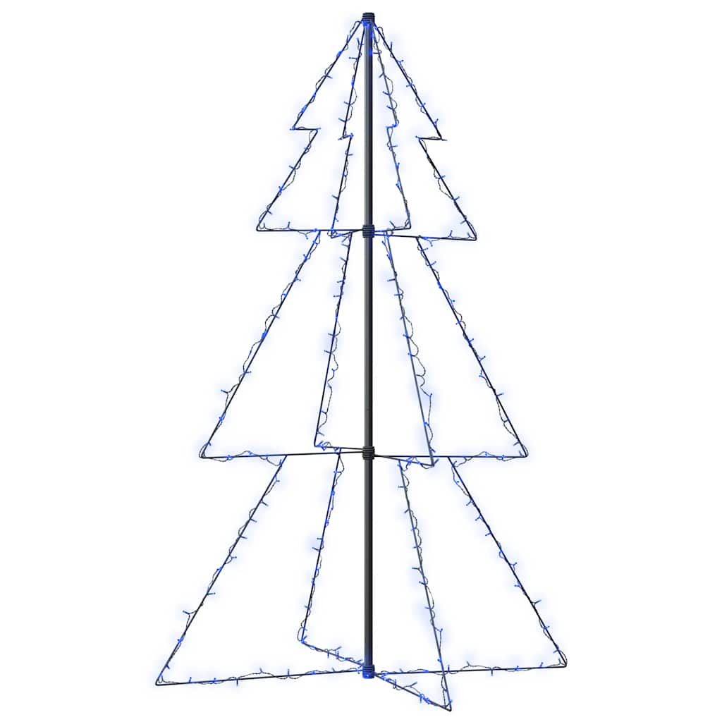 Luminous christmas tree 98x150 cm 200 leds indoor/outdoor - blue, 150 x 98 cm, 1 - number 2.