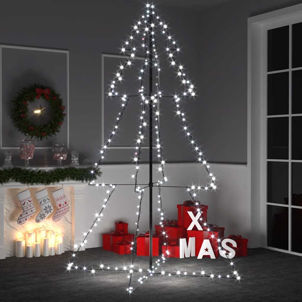 Luminous christmas tree 118x180 cm 240 leds indoor/outdoor - cold white, 180 x 118 cm, 1 - number 1.