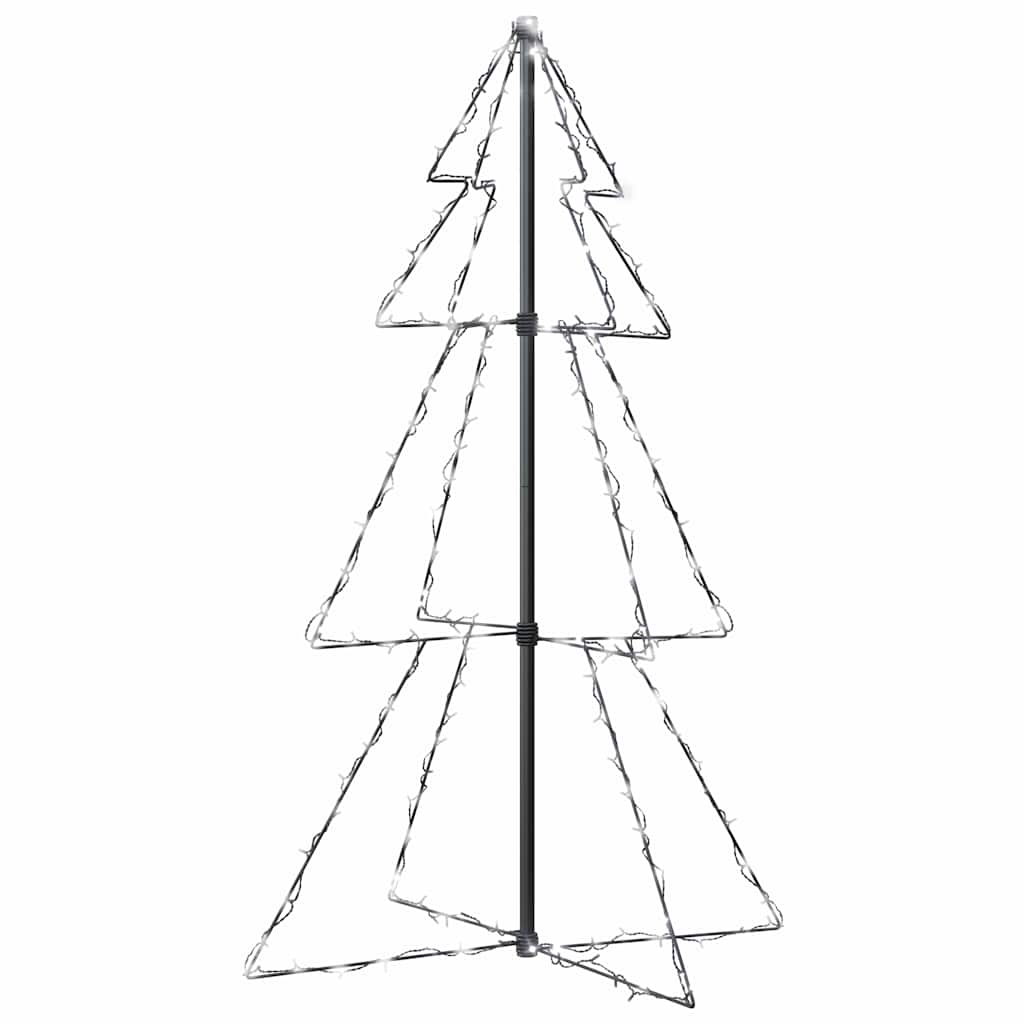 Luminous christmas tree 78x120 cm 160 leds indoor/outdoor - cold white, 120 x 78 cm, 1 - number 2.