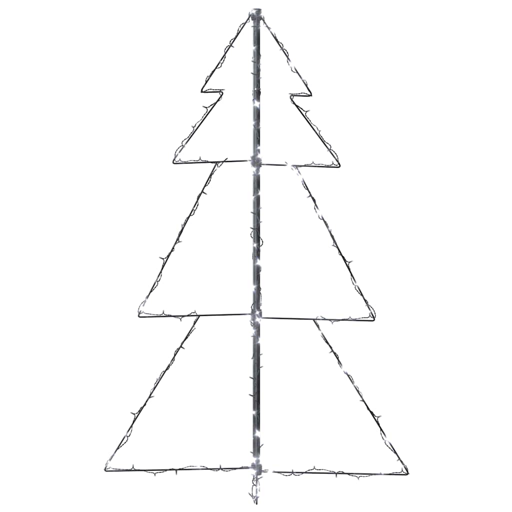 Luminous christmas tree 78x120 cm 160 leds indoor/outdoor - cold white, 120 x 78 cm, 1 - number 6.