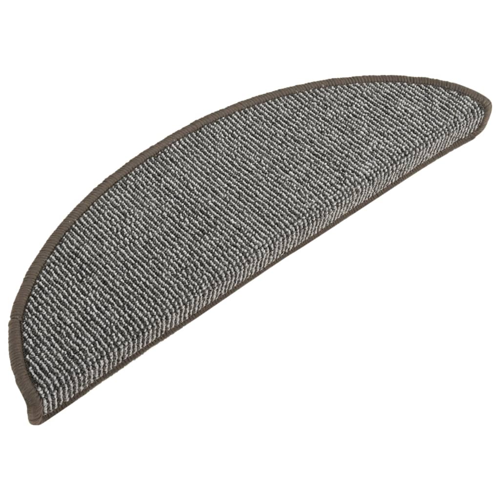 Tapis d'escalier pc. - gris, 56 x 17 x 3 cm, 15 - number 3.