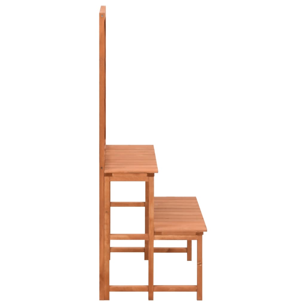 Plant stand with trellis 70x42x115 cm solid spruce wood - number 3.