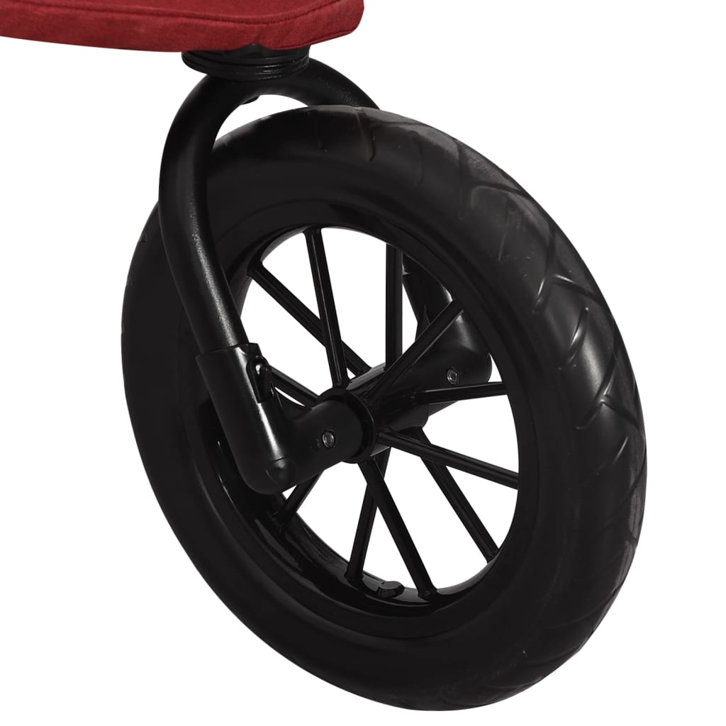 Dječja kolica čelik - crvena - number 8.