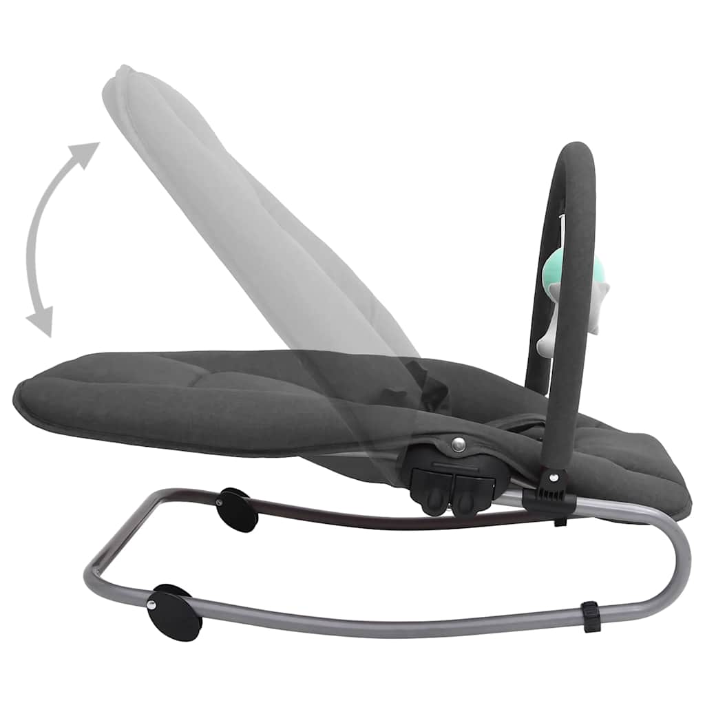 Stolica na razvlačenje za bebe čelika antracit siva - number 6.