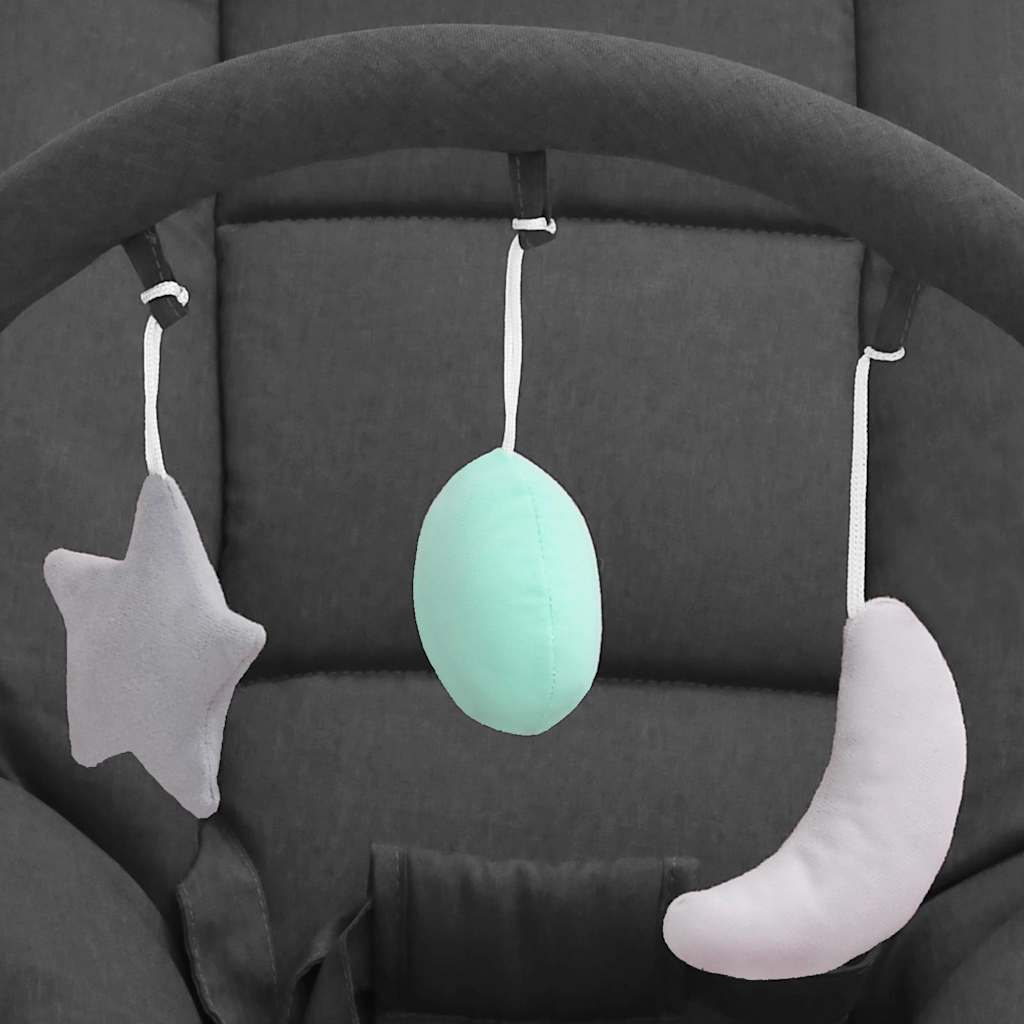 Stolica na razvlačenje za bebe čelika antracit siva - number 8.