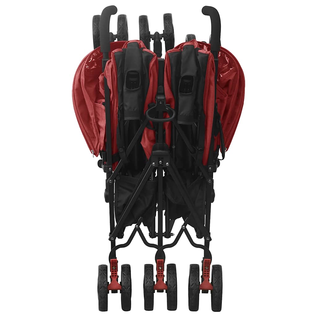 Twin kolica čelika - crvena - number 8.