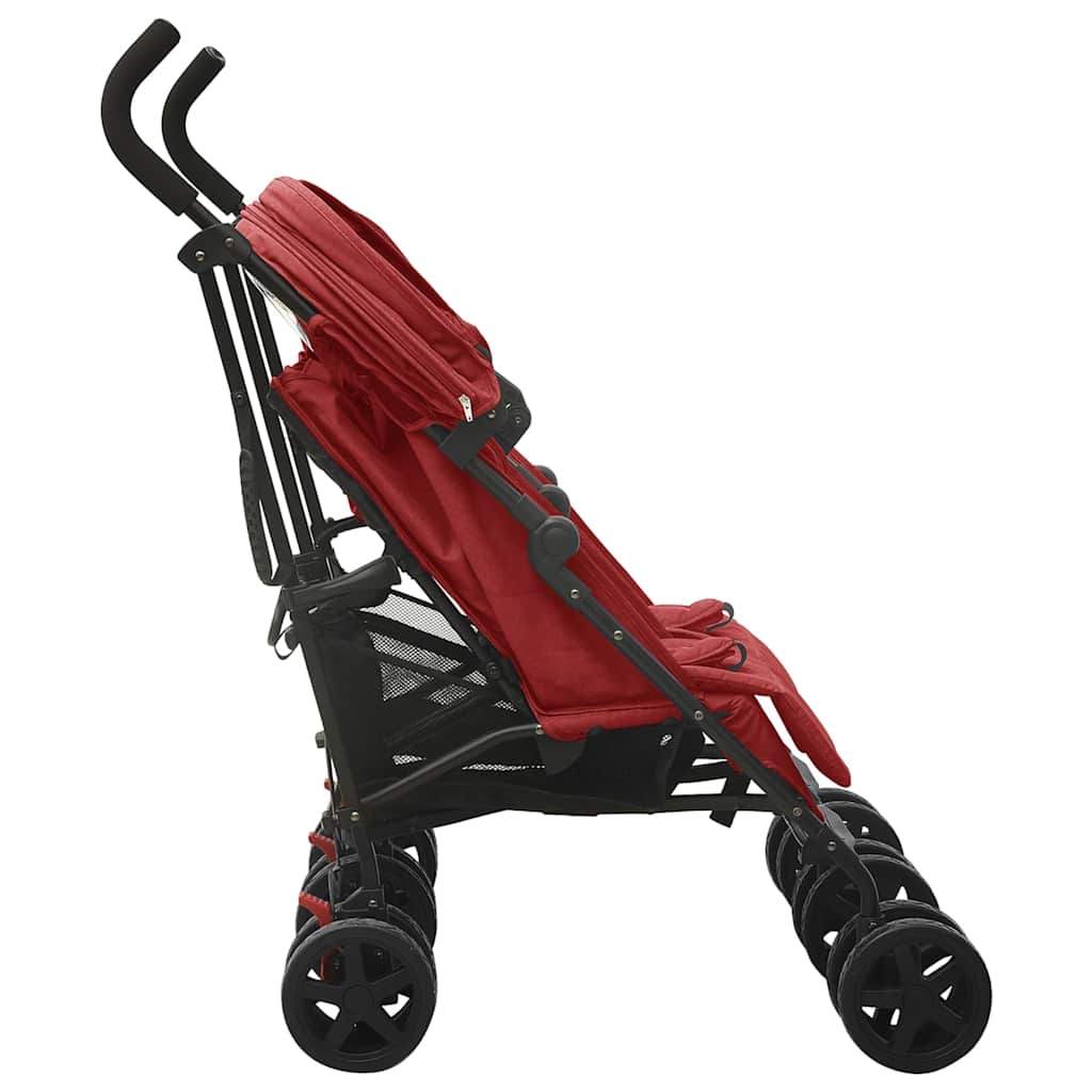 Twin kolica čelika - crvena - number 7.