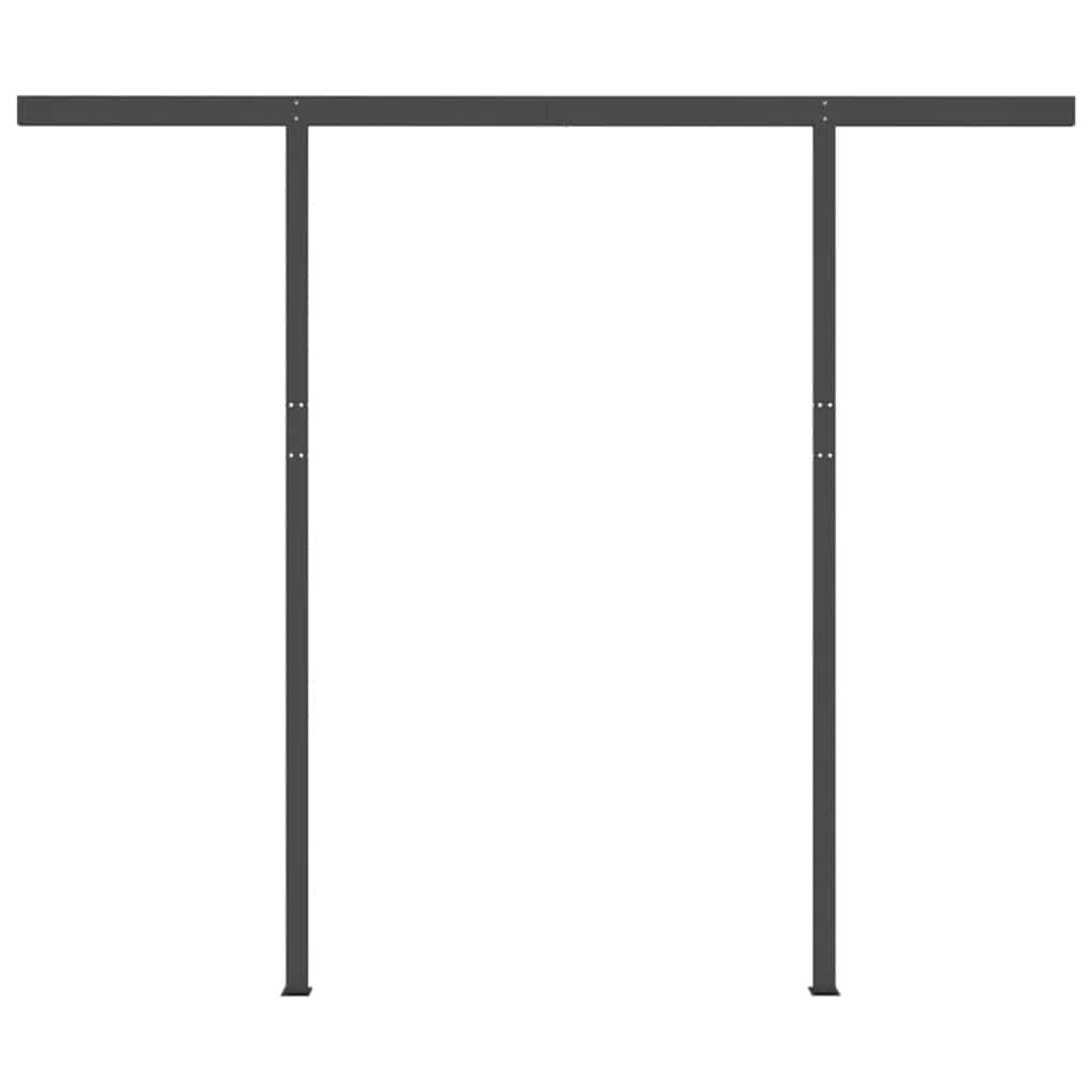 Awning with led lights 3x2.5 m manual operation - yellow and white, 3 x 2.5 m, 1 - number 8.