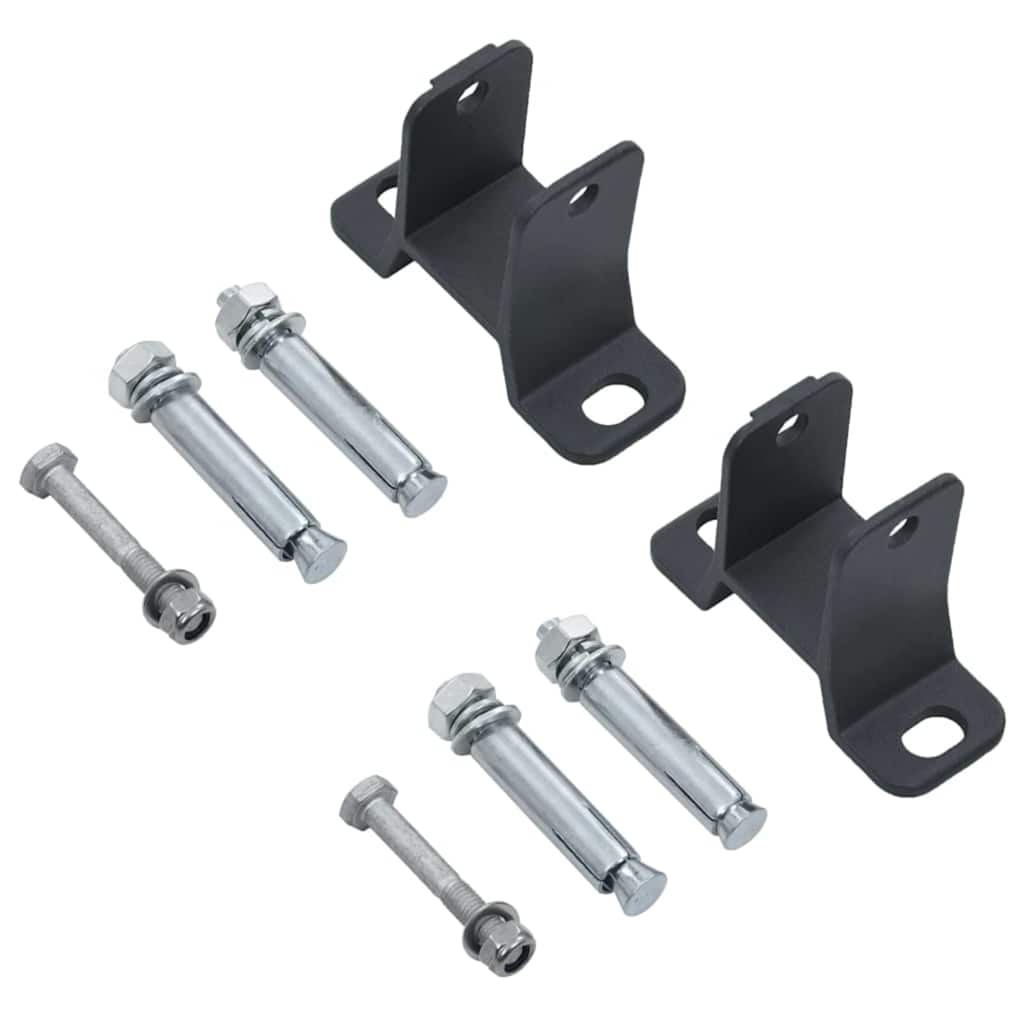 Markise med stolper 3,5x2,5 m manuel betjening - blå og hvid, 3.5 x 2.5 m, 1 - number 10.