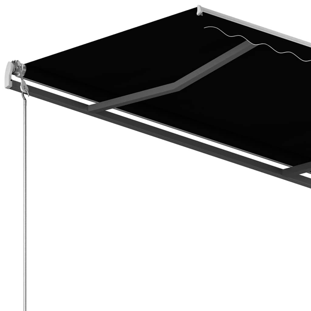 Awning with posts 3.5x2.5 m manual operation - anthracite gray, 3.5 x 2.5 m, 1 - number 7.