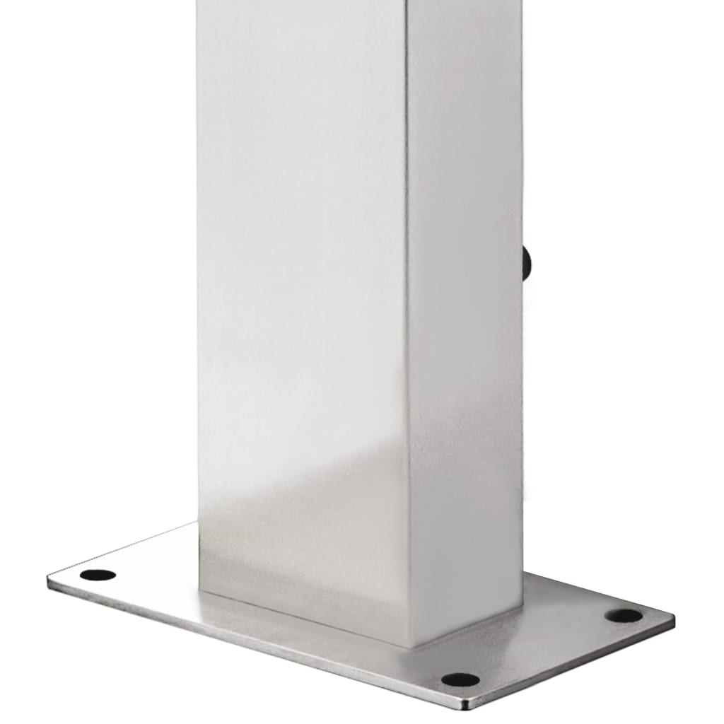 Havebruser med bund 225 cm rustfrit stål - grå, 110 x 62 x 5 cm, 1 - number 11.