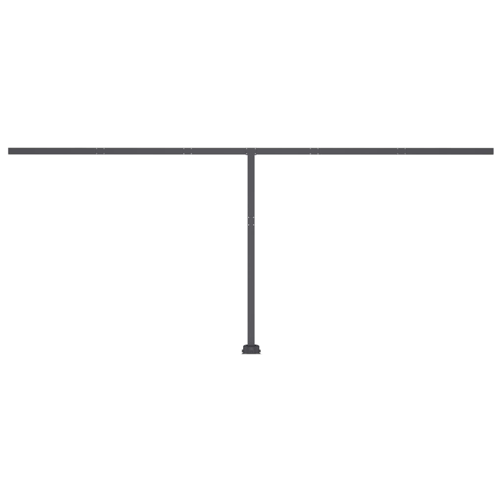 Freestanding awning 600x300 cm automatic operation orange/brown - number 7.