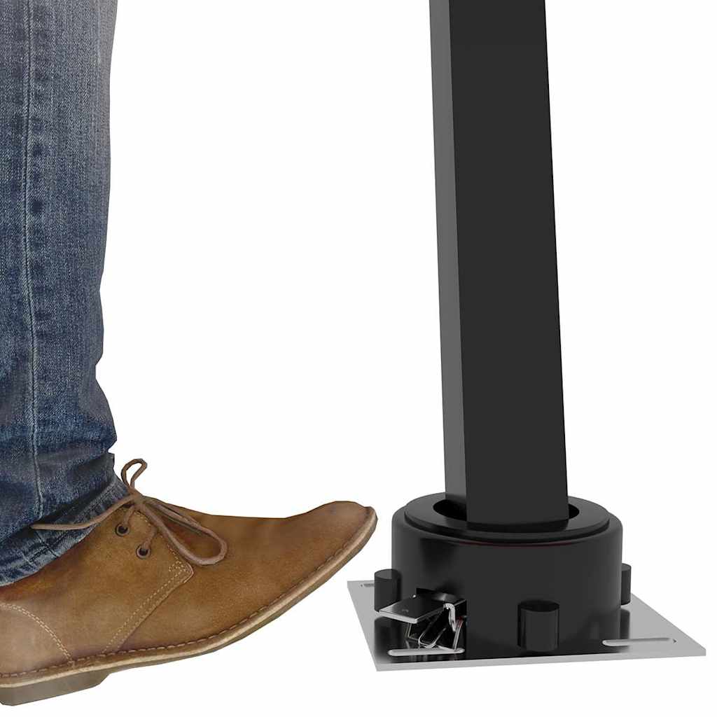 Markise m. led-lys 350x250 cm manuel betjening gul og hvid - number 11.