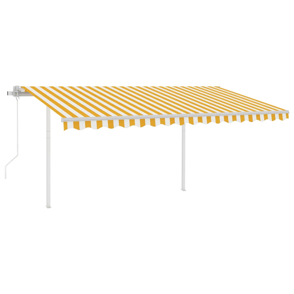 Arkise m. led + windsorsor 4x3.5 m automatic - yellow and white, 4 x 3.5 m, 1 - number 2.
