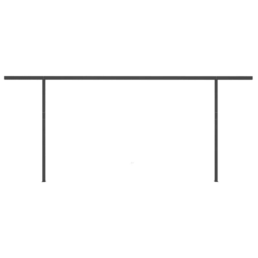 Tenda s automatskim upravljanjem stupovima - antracit siva, 6 x 3 m, 1 - number 7.