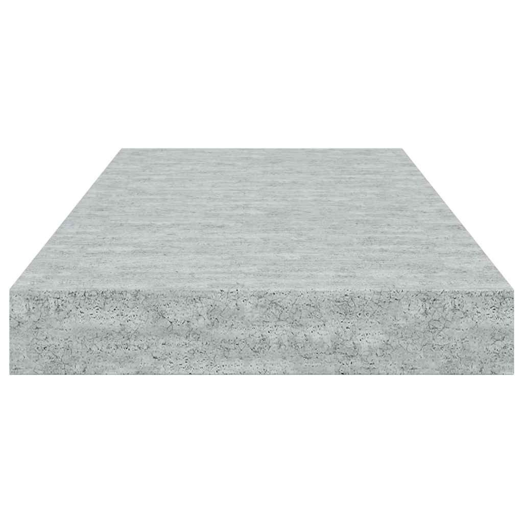 Vegghyller pc -er. 50x23x3,8 cm mdf - betonggrå, 50 x 23 x 3,8 cm, 4, 1 - number 8.