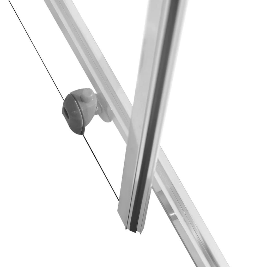 Sprchový kout bezpečnostní sklo - stříbrná a bílá, 70 x 70 x 180 cm, transparent - number 7.