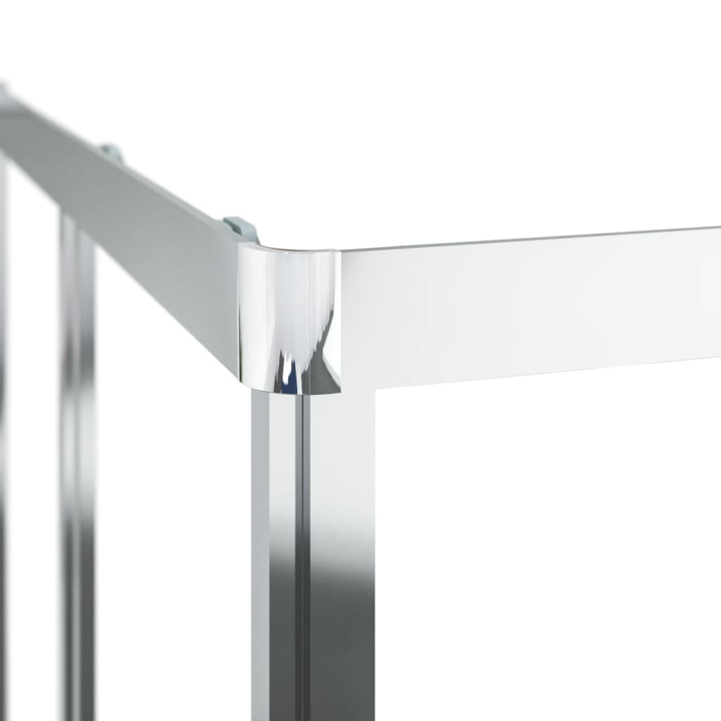 Sprchový kout bezpečnostní sklo - stříbrná a bílá, 70 x 70 x 180 cm, transparent - number 8.