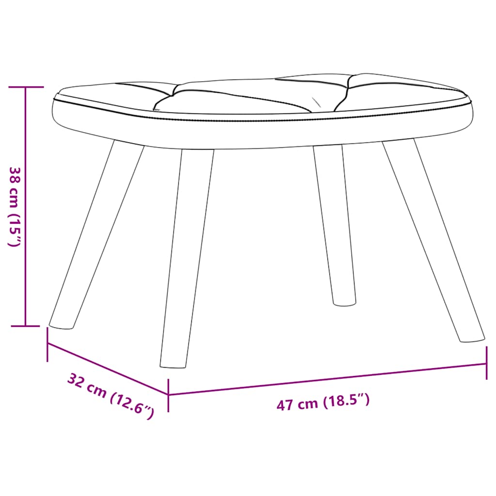Lænestol stof - blå, 1, med fodskammel - number 12.