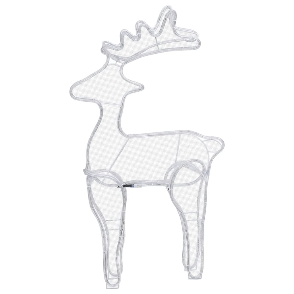 Décoration de renne 60x24x89 cm 306 led grillage - number 7.