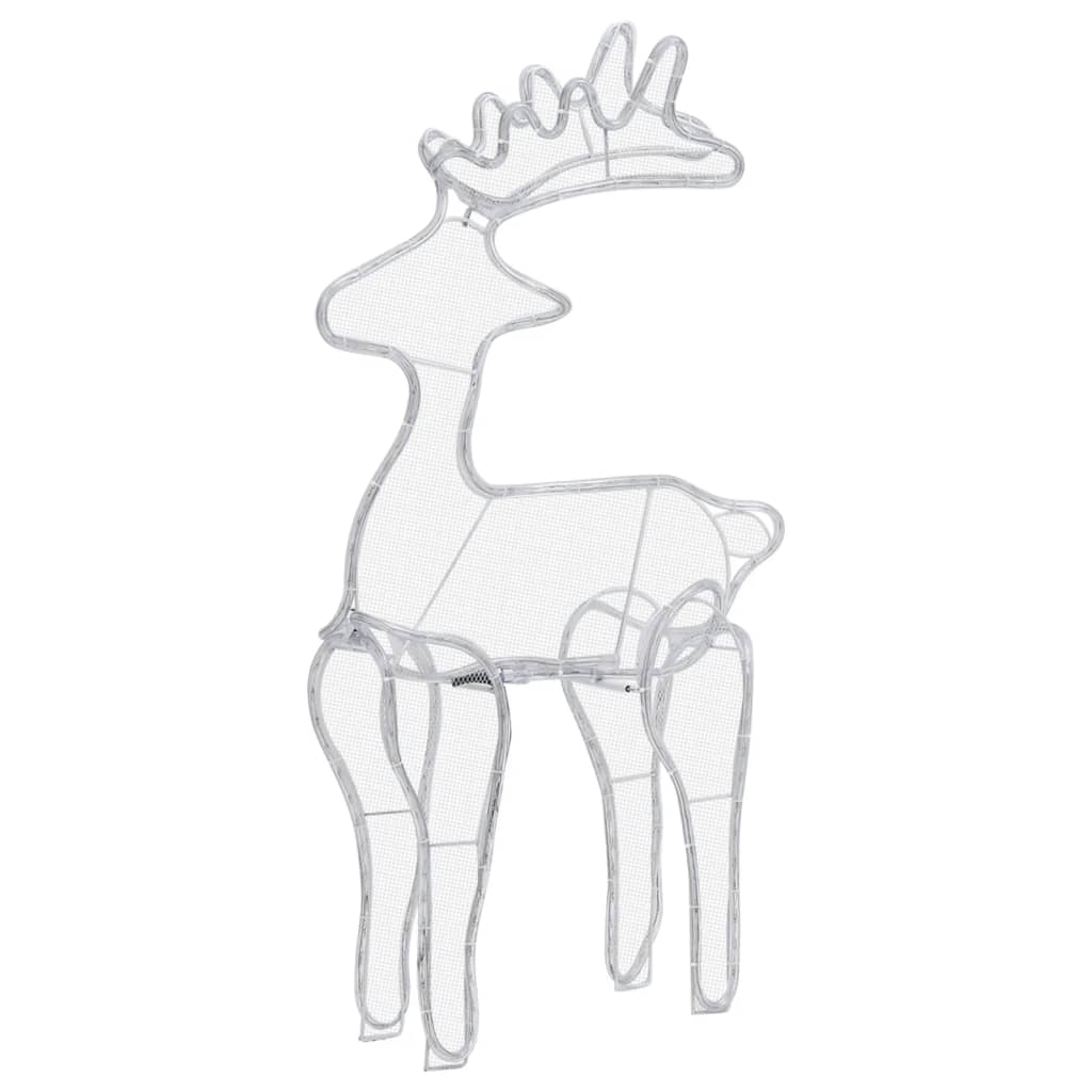 Décoration de renne 60x24x89 cm 306 led grillage - number 6.