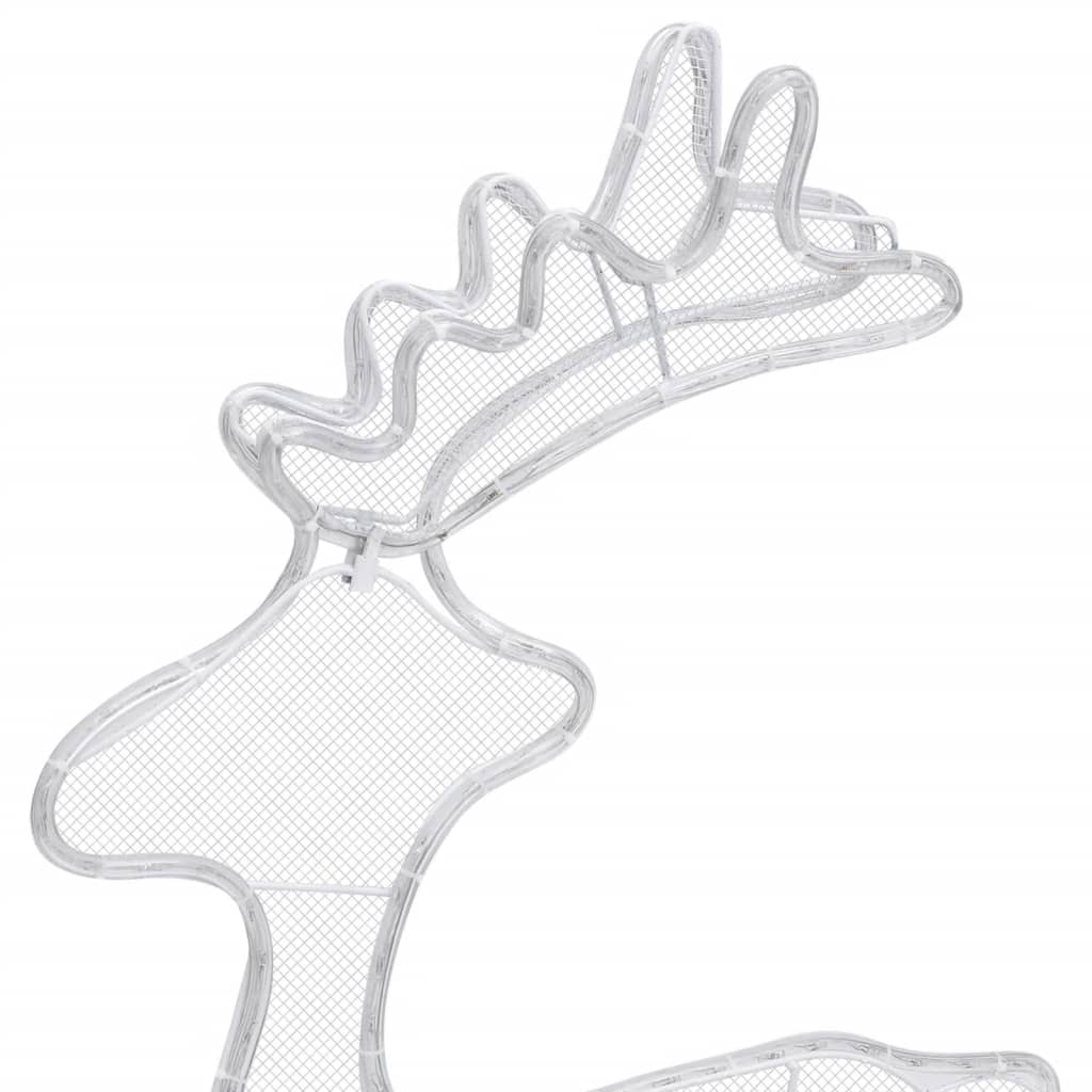 Décoration de renne 60x24x89 cm 306 led grillage - number 8.