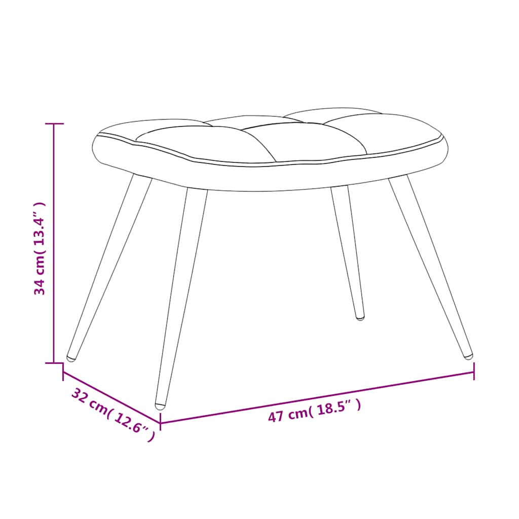 Fotelja baršun - svijetlo siva, 1, s tabureom za noge - number 12.