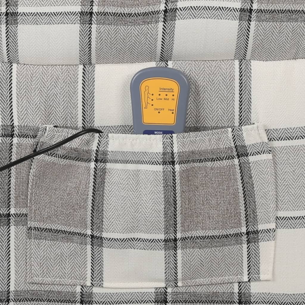 Fotel masujący tkanina szara - jasnoszara, 1 - number 6.