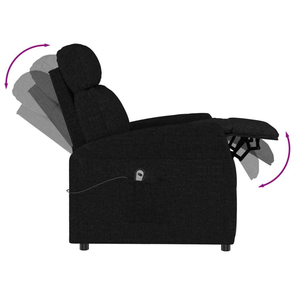 Fauteuil releveur en tissu - noir, 1 - number 8.
