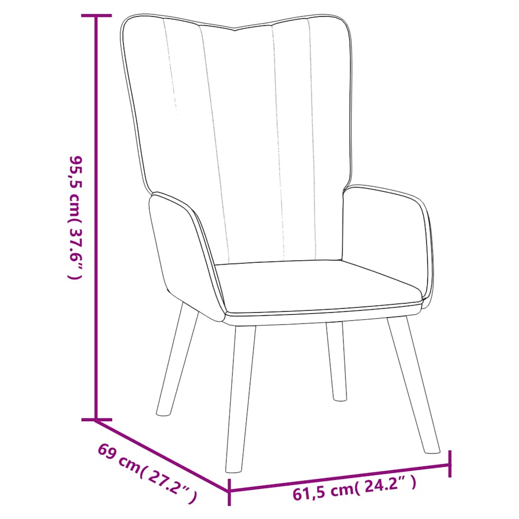 Fotel aksamitny - czarny, 1, z podnóżkiem - number 12.