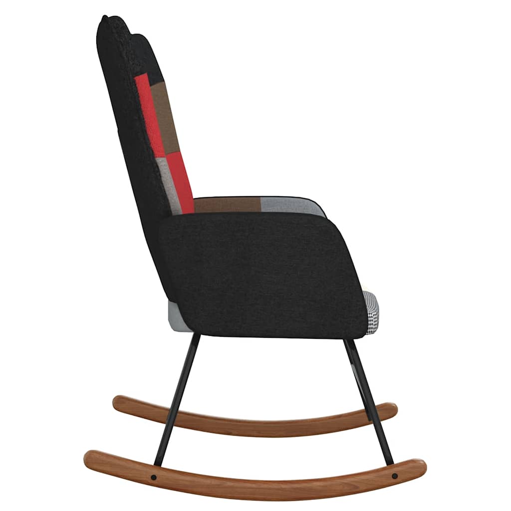 Gyngestol med patchworkstof - number 4.