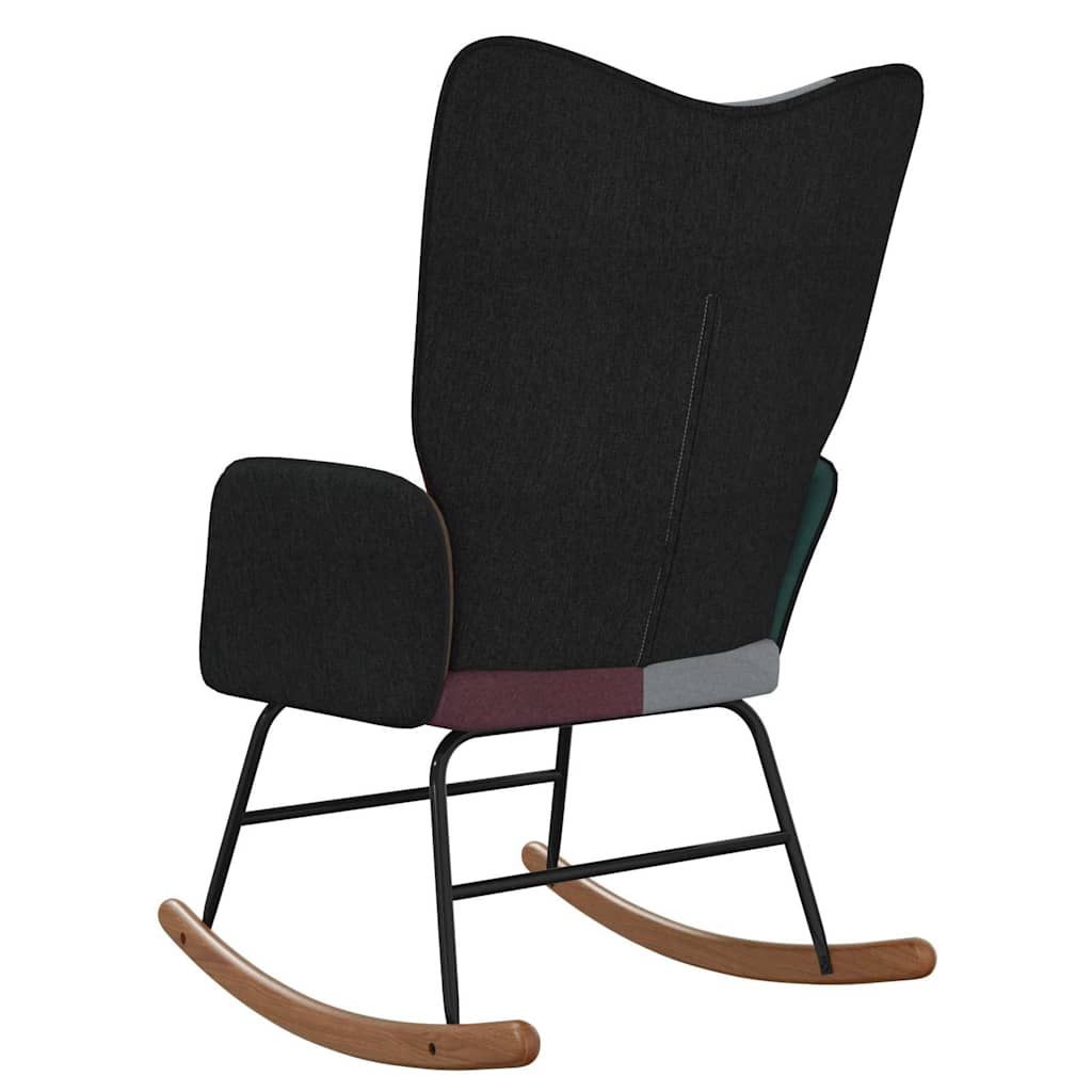 Gyngestol med patchworkstof - number 5.