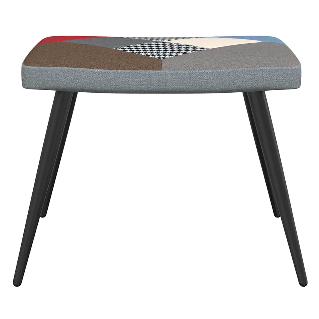 Fotelja s tabureom tkanina patchwork - number 7.