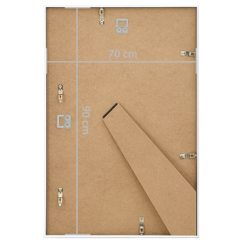 Picture frames pcs. for wall or table mdf - white, 70 x 90 cm, 3 - number 8.