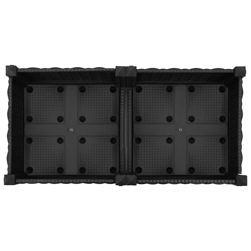 Povišeni krevet polipropilen - crni, 80 x 40 x 71 cm, 1 - number 5.