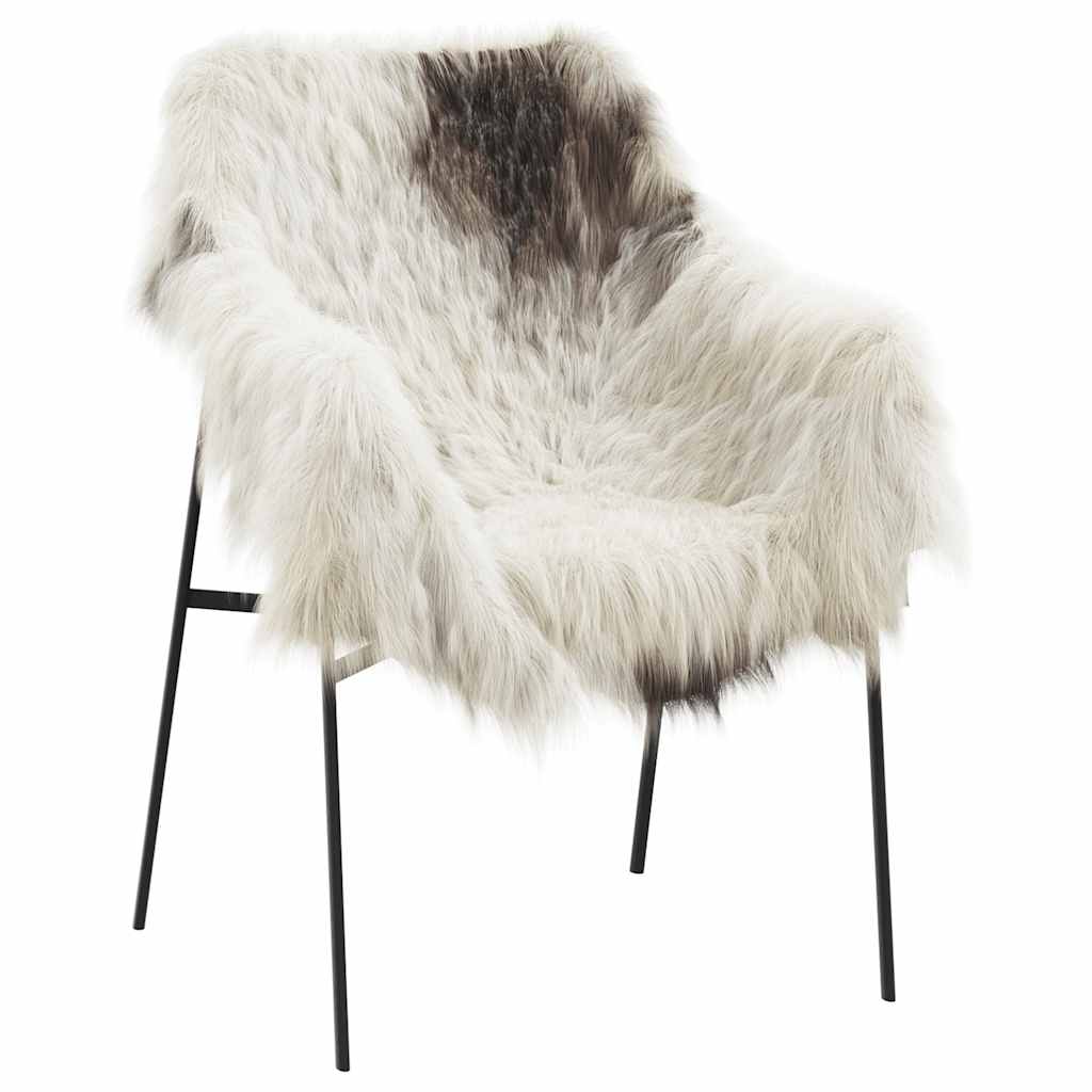 Tapis 70x100 cm peau de mouton multicolore - number 2.