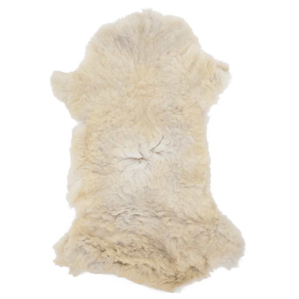 Peau de mouton 70x100 cm couleur crème - number 8.