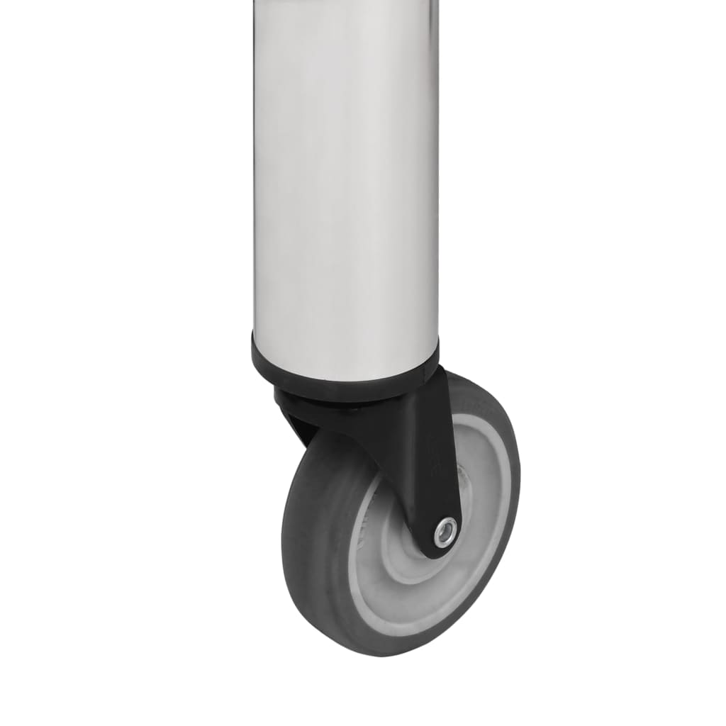 Radni stol s kotačima za kuhinju inox - 80 x 60 x 85 cm, 1 - number 6.