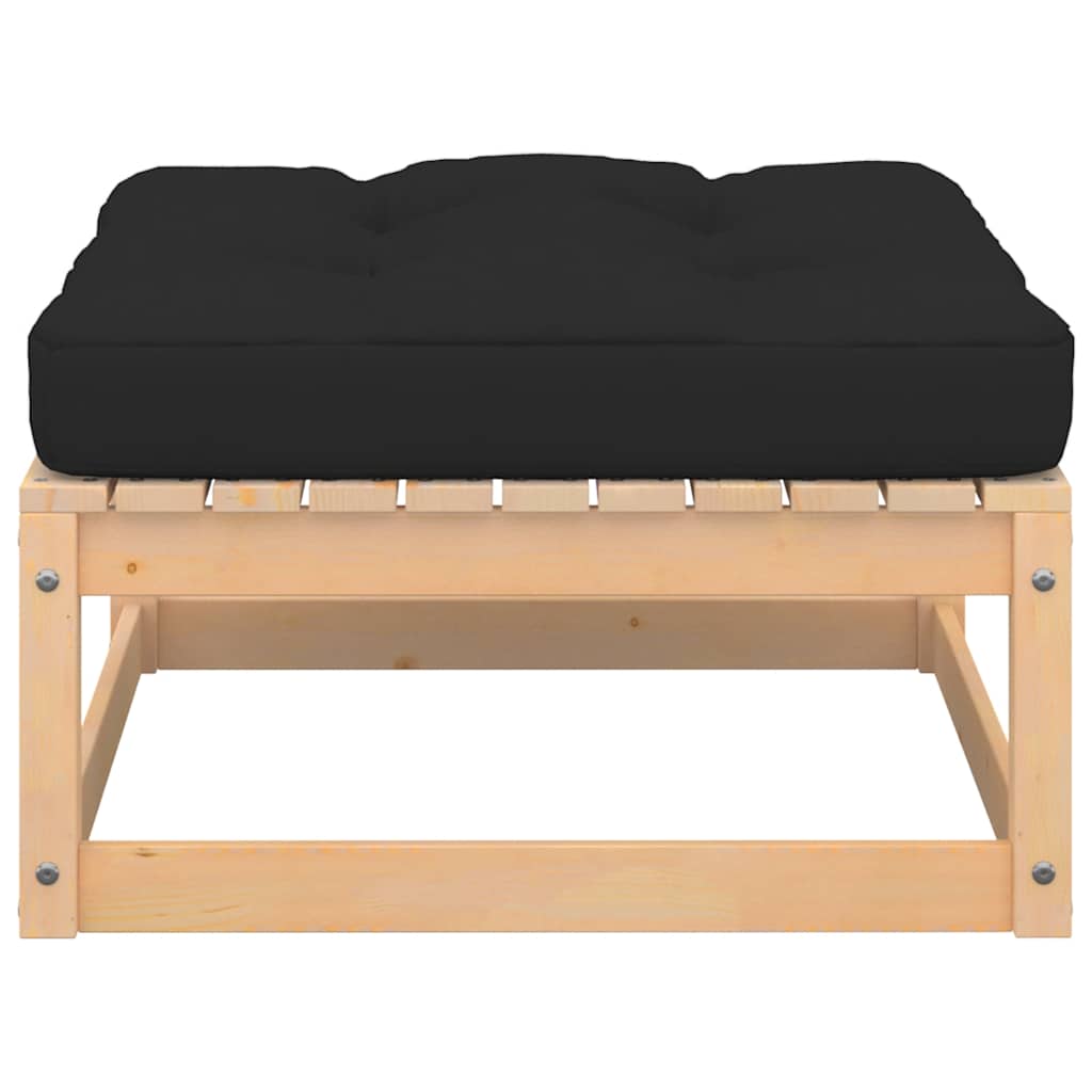 Hagekrakk med pute massiv furu - number 2.